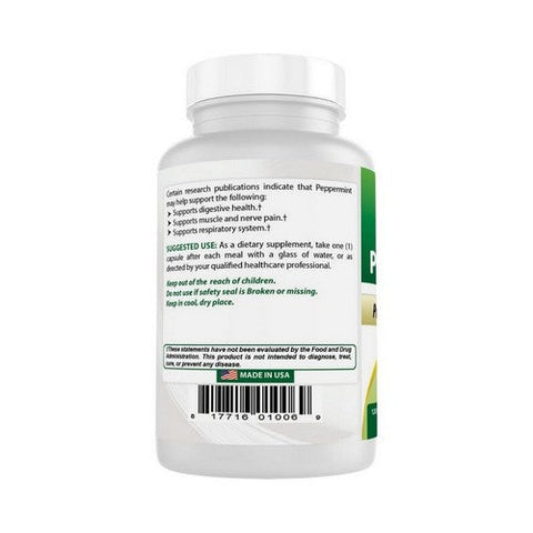Best Naturals, Oil Of Peppermint, 250 mg, 120 Caps Best Naturals
