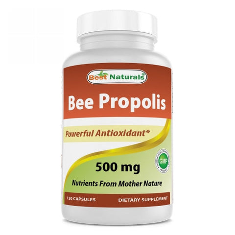Best Naturals, Bee Propolis, 500 mg, 120 Caps Best Naturals