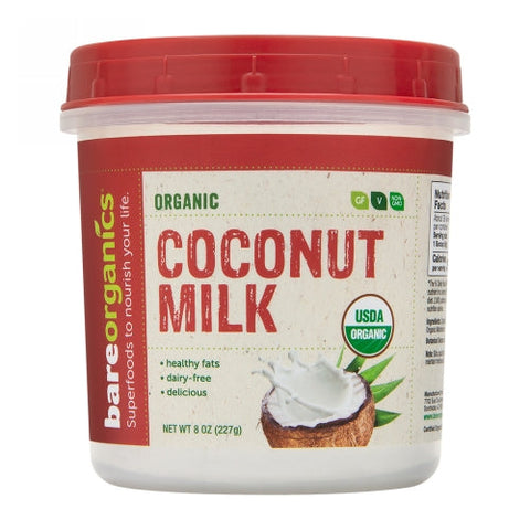 Bare Organics, Organic Coconut Milk Powder, 8 Oz Bare Organics