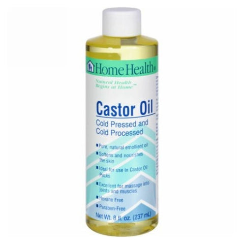 Home Health, Castor Oil Cold Pressed, 8 FL Oz