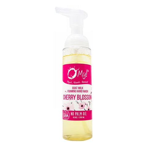 O MY!, Goat Milk Foaming Hand Wash, Cherry Blossom 8.5 Oz O MY!