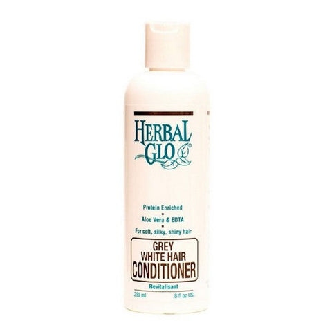 Herbal Glo, Grey White Hair Conditioner, 8 Oz Herbal Glo