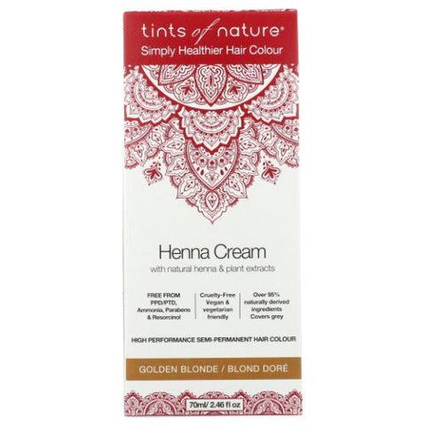 Tints of Nature, Henna Cream, Golden Brown 2.46 Oz Tints of Nature
