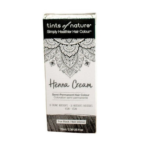 Tints of Nature, Henna Cream Hair Color Black, Black 2.46 Oz