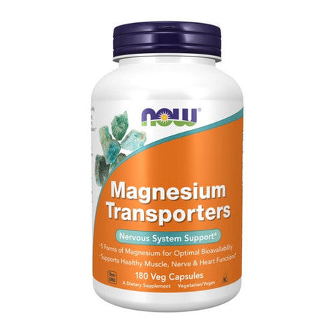 Now Foods, Magnesium Transporters, 180 Veg Caps Now Foods