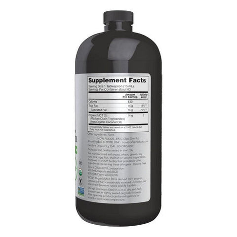 Now Foods, Organic MCT Oil, 32 Oz