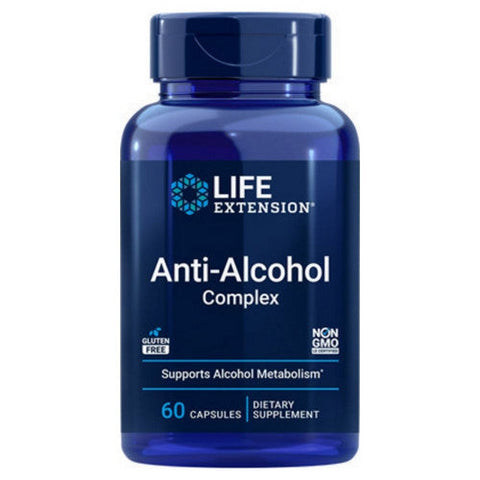Life Extension, Anti-Alcohol HepatoProtection Complex, 60 Veg Caps Life Extension