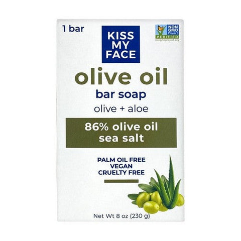 Kiss My Face, Bar Soap Olive & Aloe, 8 Oz
