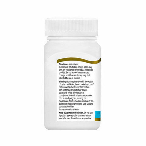21st Century, Slow Release Iron High Potency, 45 Mg, 60 Tabs 21st Century