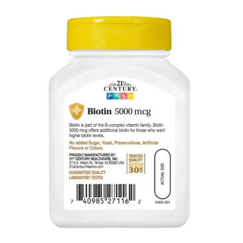 21st Century, 21st Century Biotin, 110 Caps