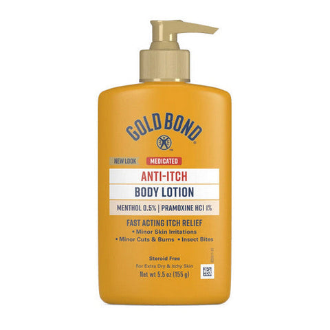 Gold Bond, Medicated Anti-Itch Body Lotion, 5.5 Oz Gold Bond