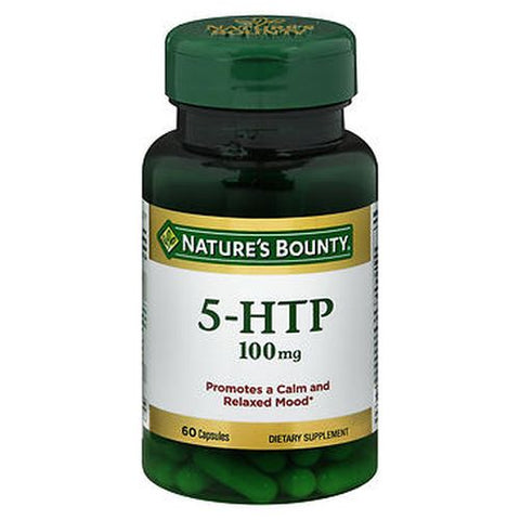 Sundown Naturals, Nature's Bounty 5-HTP 100 mg Capsules, 60 Capsules Nature's Bounty