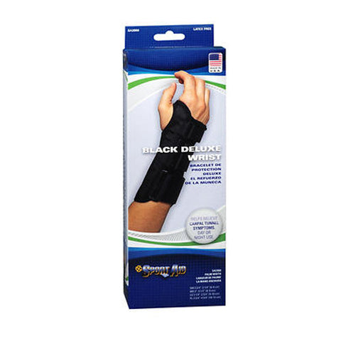 Sport Aid, Deluxe Wrist Right Small Black, 1 Each Sport Aid