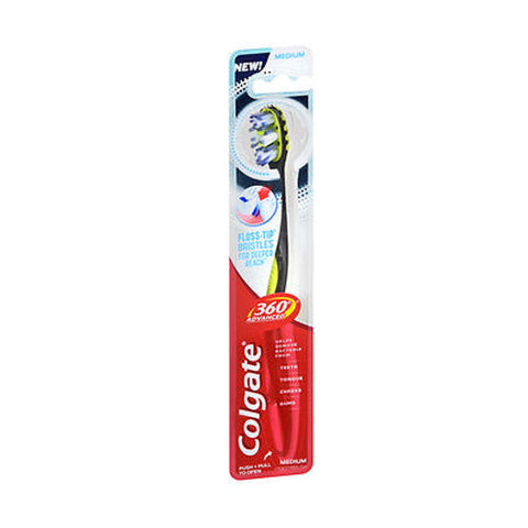 Colgate, 360 Total Advanced Toothbrush Medium, 1 Each Colgate