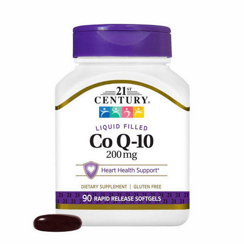 21st Century, Liquid Filled Coq-10, 200 Mg, 90 Caps 21st Century