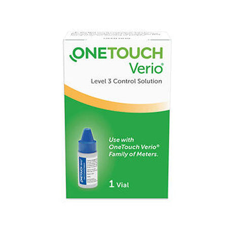 Onetouch, Verio Level 3 (Mid) Control Solution Vial, 1 Each Onetouch