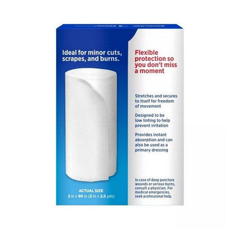 Band-Aid, Rolled Gauze 2 In X 2.5 Yard, 1 Each Band-Aid