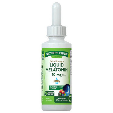 Nature's Truth, Maximum Strength Liquid Melatonin, 10 Mg, 2 Oz Nature's Truth