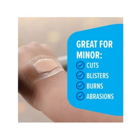 Nexcare, Bandages Waterproof 1.06 X 2.25 Inch Clear, 20 Each