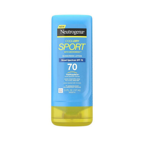 Neutrogena, Cooldry Sport Sunscreen Lotion Spf 70, 5 Oz Neutrogena