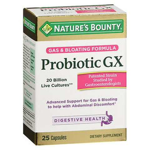 Nature's Bounty, Nature's Bounty Probiotic GX Capsules, 25 Capsules Nature's Bounty