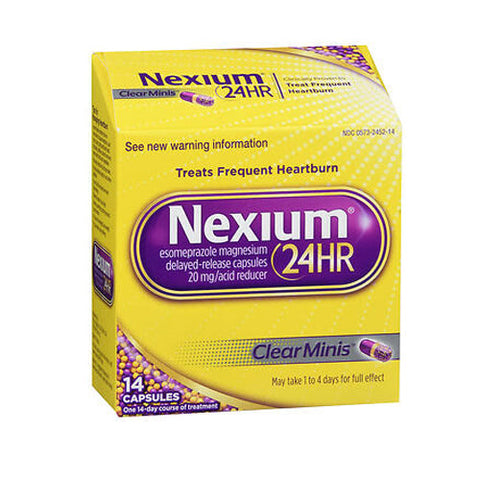 Nexium 24HR, Capsules Clear Minis, 14 Caps Nexium 24HR