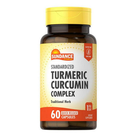 Sundance, Turmeric Curcumin Complex Quick Release Capsules, 60 Caps Sundance