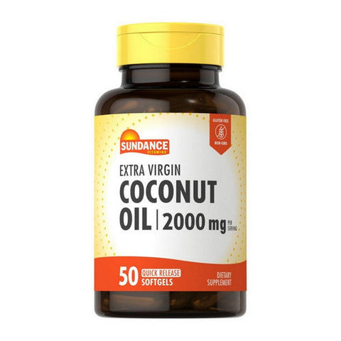 Sundance, Organic Extra Virgin Coconut Oil, 2000 Mg, 50 Softgels Sundance