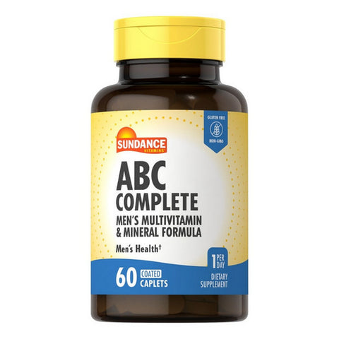 ABC Complete Men'S Multivitamin & Mineral Formula Coated Caplets 60 Tabs by Sundance