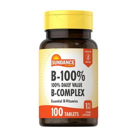 Sundance, Vitamin B-Complex 100% Daily Value, 100 Tabs Sundance