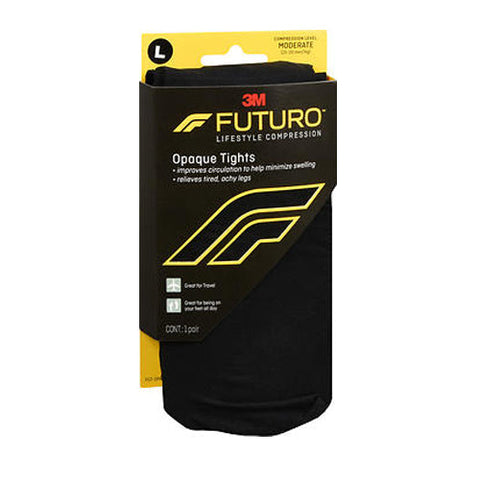 Futuro, Lifestyle Compression Opaque Tights Moderate Large, 1 Each