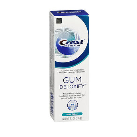 Crest, Gum Detoxify Fluoride Toothpaste Deep Clean, 4.1 Oz