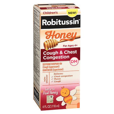 Robitussin, Children's Honey Cough & Chest, 4 Oz Robitussin