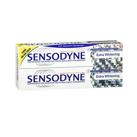Sensodyne, Extra Whitening Toothpaste Twin Pack, 8 Oz Sensodyne