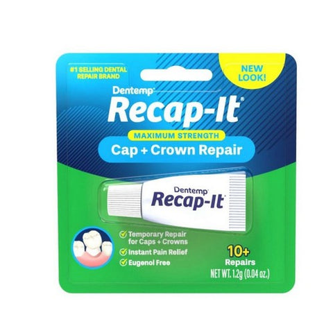 Dentemp, Recapit Loose Cap Dental Repair, 1 Each