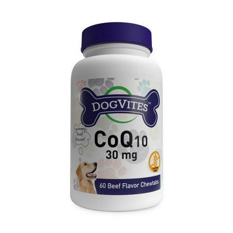 Health Thru Nutrition, Dog Vites CoQ-10 Beef, 30 mg 60 Tabs