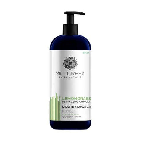 Mill Creek Botanicals, Shower & Shave Gel, Lemongrass 14 Oz Mill Creek Botanicals