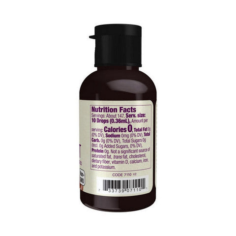 Now Foods, Organic Chocolate Liquid Monk Fruit, 1.8 Oz Now Foods