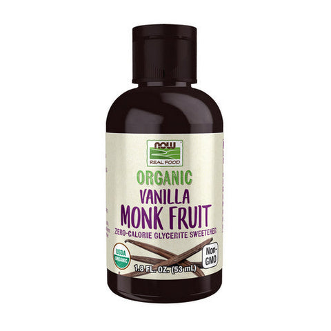 Now Foods, Organic Monk Fruit Vanilla Liquid, 1.8 Oz Now Foods