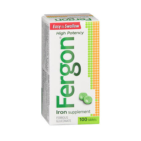 Fergon, Iron Supplement Tablets, 100 Tabs