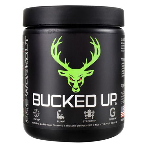 Bucked Up, Pre-Workout Bucked Up, Watermelon 10.77 Oz Bucked Up