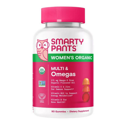 SmartyPants, Organic Women's Complete Multivitamin, 90 Vegetarian Gummies SmartyPants