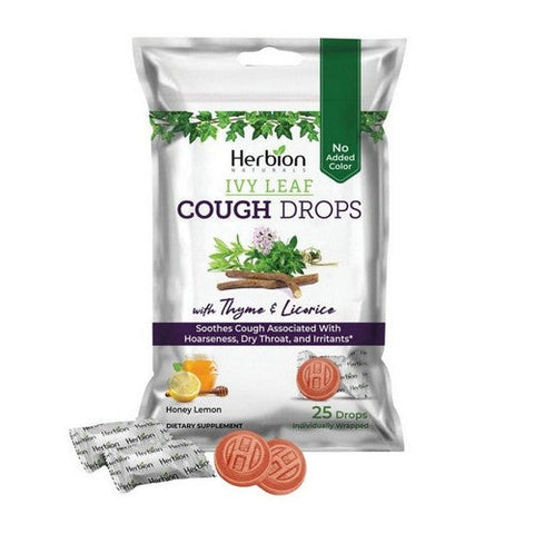 Herbion, Ivy Leaf Cough Drops, 0, 25 Count Herbion