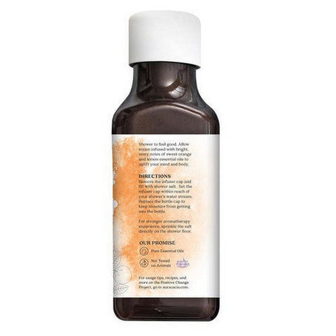 Aura Cacia, Shower Salt, Uplifting Citrus 16 Oz Aura Cacia
