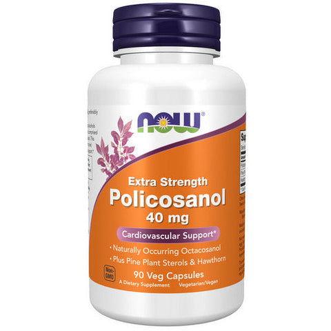 Now Foods, Policosanol Extra Strength, 40 Mg, 90 Veg Caps Now Foods