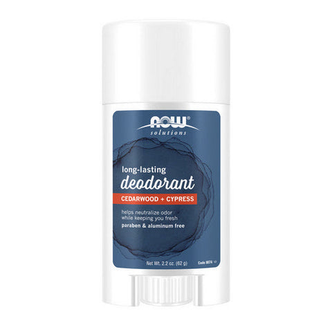 Now Foods, Long Lasting Deodorant Stick, Cedarwood + Cypress 2.2 Oz Now Foods
