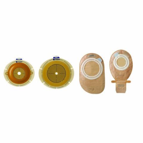 Coloplast, Ostomy Barrier Sensura  Flex Pre-Cut, Flexible Double Layer Adhesive 1-3/8 Inch Flange Green Code 7/, Box Of 5 Coloplast