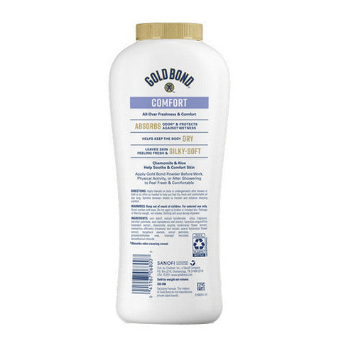 Gold Bond, Body Powder Gold Bond Ultimate  10 oz. Fresh Scent Shaker Bottle Corn Starch / Sodium Bicarbonate /, 10 Oz