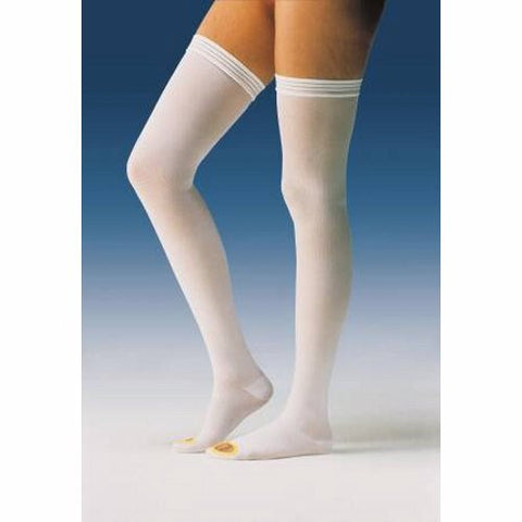 Bsn-Jobst, Anti-embolism Stockings JOBST  Anti-Em/GPT Thigh High Large / Long White Inspection Toe, Box Of 6 Bsn-Jobst