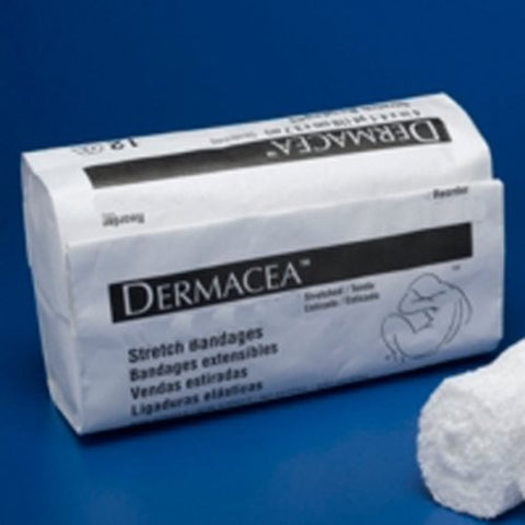 Cardinal, Conforming Bandage Dermacea Cotton / Polyester 1-Ply 3 Inch X 4 Yard Roll Shape Sterile, Count of 8 Cardinal